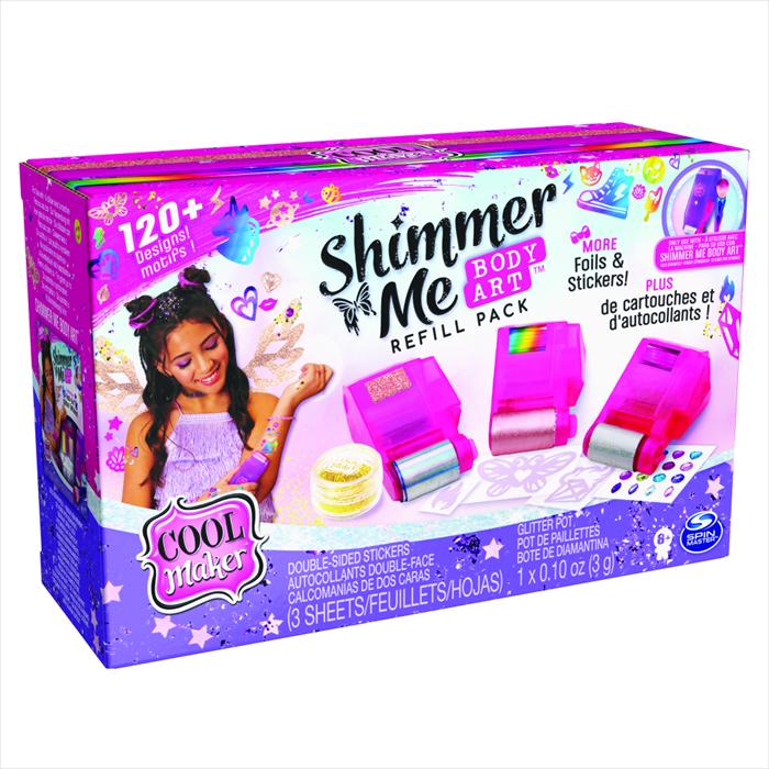Immagine prodotto Spin Master Cool Maker Shimmer Me Tattoo Refill Set - 120+ adesivi