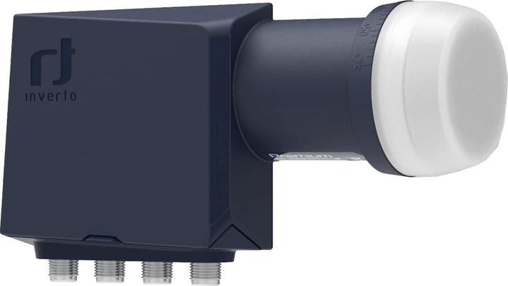 inverto Quad Premium LNB IDLP-QDL413-PREMU-OPN 40mm, Full HD, 4K, avec filtre LTE (Quad (IDLP-QDL413- (Quad LNB, 40mm)