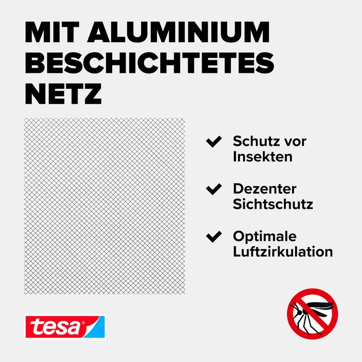 Valeurs nutritives et ingrédients tesa Fly screen pour les fenêtres de toit avec protection solaire (120 x 140 cm)
