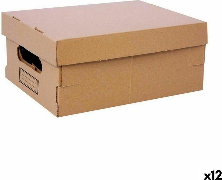 Actual product image Soler Hispania Storage box with lid Confortime cardboard 30 x 22.5 x 12.5 cm (12 pieces)