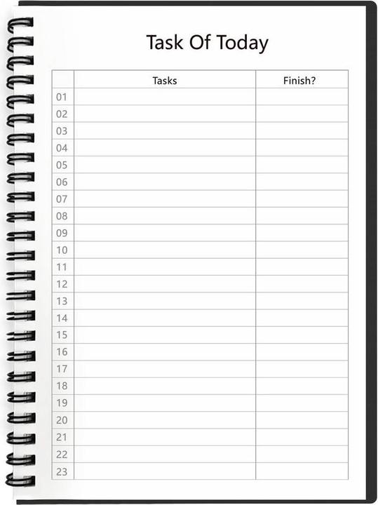 Immagine prodotto Dreiklang-be smart Taccuino riscrivibile Dreiklang con planner, DIN A5, linee e griglia a punti (A5, Quadretti, Righe)