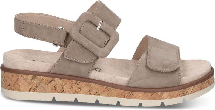Taupe suede