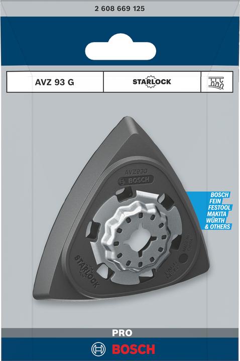 Actual product image Bosch Professional Zubehör PRO AVZ 93 G Accessories for multifunction tools, 93 mm