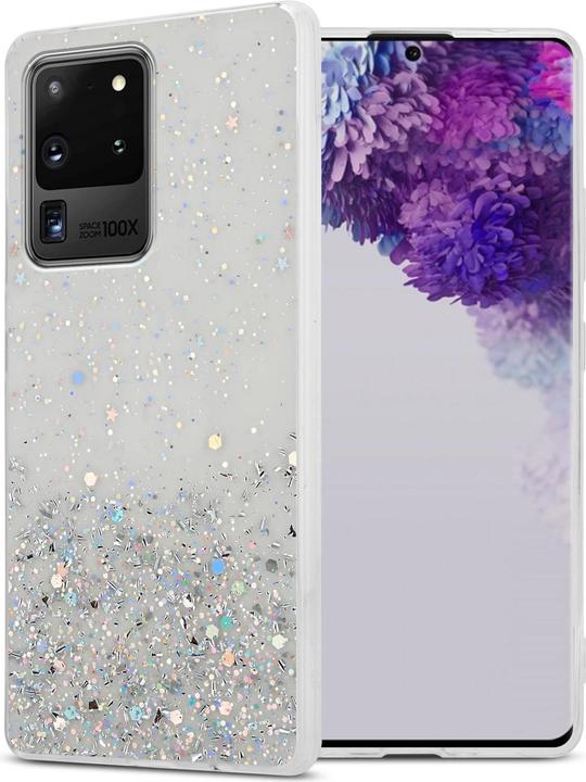 Transparent mit Glitter