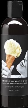 Actual product image Shots Vanilla Edible Massage Oil - 8oz / 237ml (237 ml)