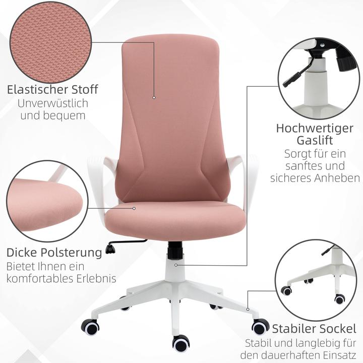 Produktbild Vinsetto Bürostuhl mit Wippfunktion