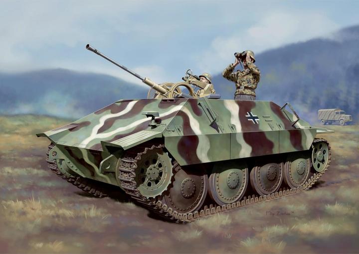 Immagine prodotto 1:35 Veicolo blindato di recupero 38(t) Hetzer 2cm FlaK38