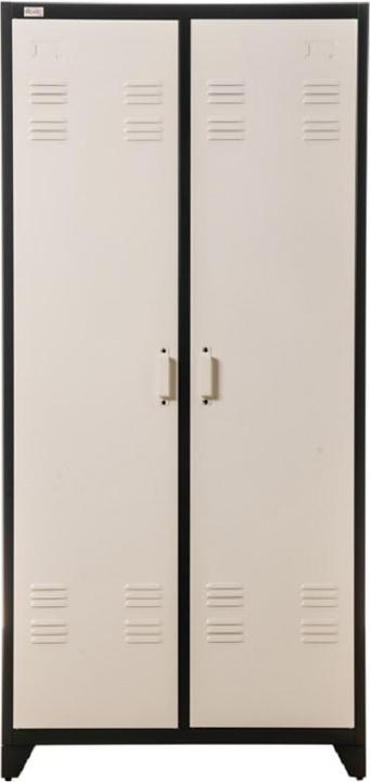 Produktbild Jet-Line Aktenschrank Spind ODESSA dunkelgrau-weiss 2-türig