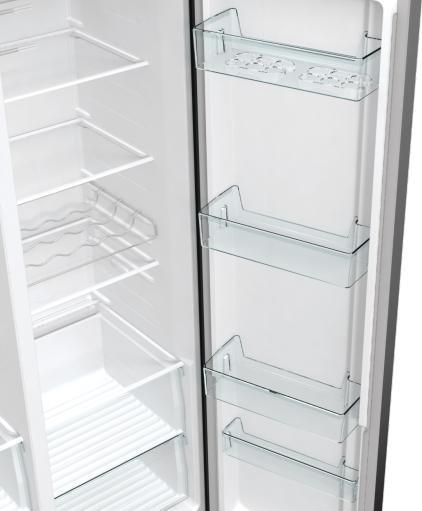 Image du produit Hisense RS711N4AFE - Americaanse Koelkast - Zwart (550 l)
