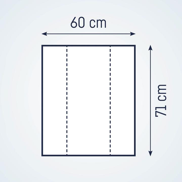 Actual product image Julius Zöllner 2-wedge trough, patch blue