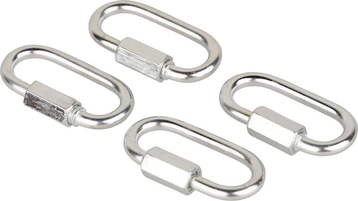 Actual product image Mamutec Galvanised Chain screw link 4 mm 4 pcs.