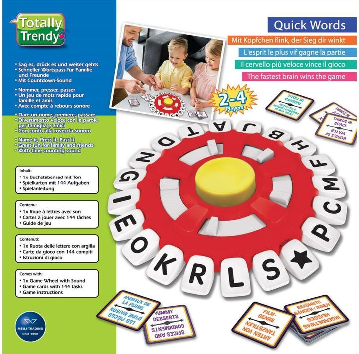 Produktbild Totally Quick Words (Italienisch, Deutsch, Englisch, Französisch)
