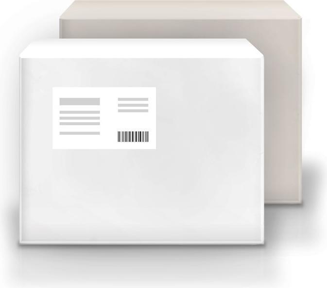 Image du produit Goobay Prise universelle CAT 6 avec cadre de montage en surface 2x prise réseau RJ45 blindée