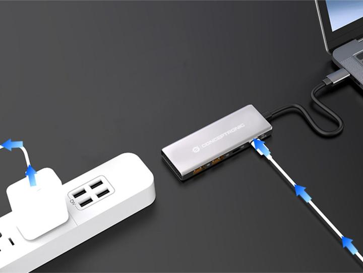 Produktbild Conceptronic HUBBIES15G (USB-C, 4 Ports)