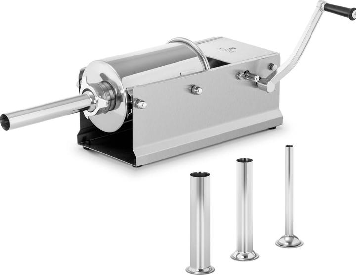 Produktbild Royal Catering Wurstfüller horizontal Wurstfüllmaschine Wurstspritze Wurstpresse Edelstahl 3 L