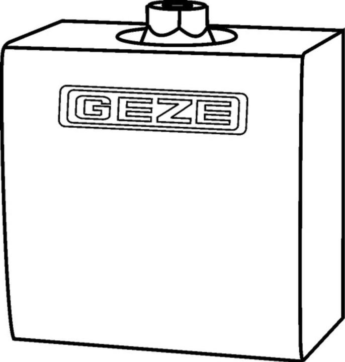 Produktbild Geze Drehlager für T-Stop Gleitschiene (Indoor)