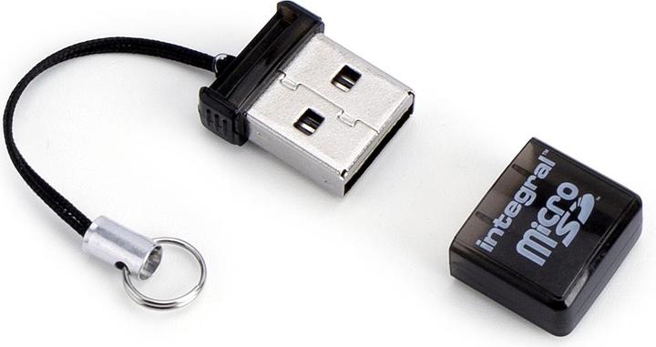 Actual product image Integral Memory microSD Card Reader (USB 2.0)