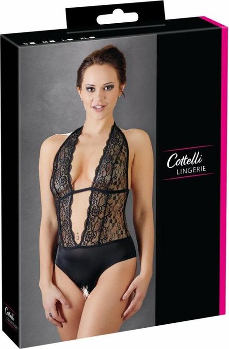 Actual product image Cottelli Collection Halterneck body Open (M)