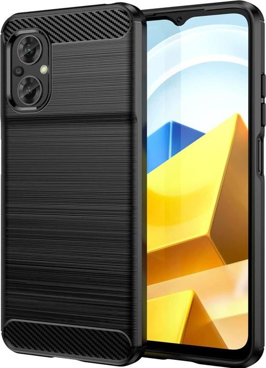 Image du produit Screenguard Xiaomi Poco M5 Housse Carbon Brushed Soft TPU (Xiaomi Poco M5)