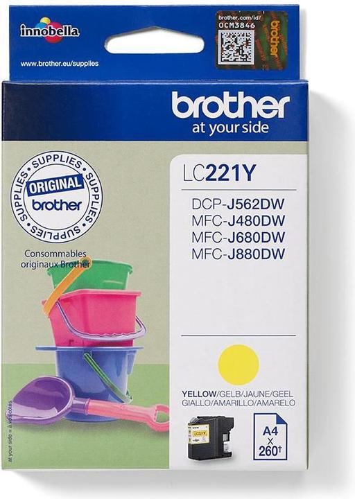 Actual product image Brother Lc-221y (Y)