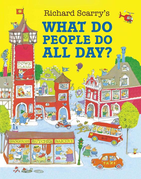 Image du produit What Do People Do All Day? (Anglais, Richard Scarry, 2024)