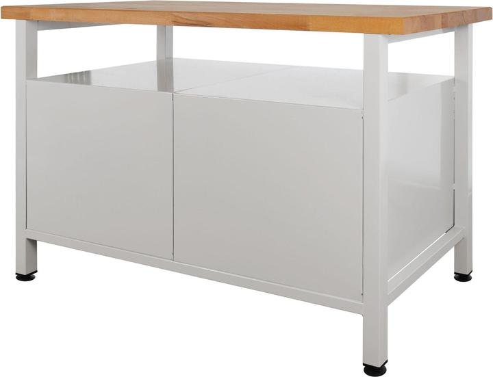 Actual product image ADB Workbench light grey, anthracite grey 120.0 x 60.0 x 84.0 cm (60 cm, 120 cm)