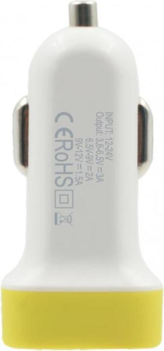 Actual product image Rebeltec QC 3.0 A10 Turbo car charger