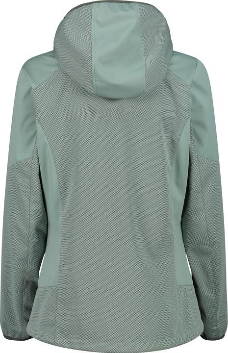 Actual product image CMP Campagnolo Women's Jacquard Softshell Jacket Zip Hood (40, M)