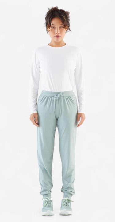 Immagine prodotto Kalenji Women's Running Breathable Trousers-Kiprun Run 500 Dry-Green (W35)