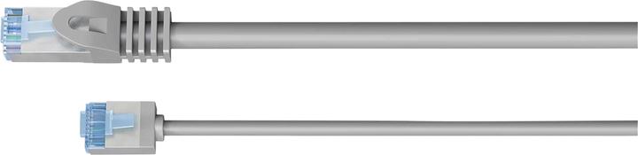 Produktbild Goobay Ultraflexibles CAT 6A Patchkabel, slim, U/FTP, grau (U/FTP, CAT6a, 0.50 m)