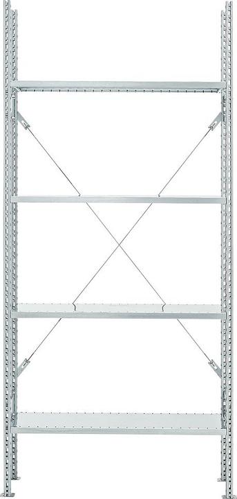 Actual product image Schäfer Shop Basic rack, 4 shelves, galvanized