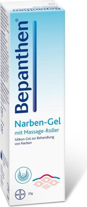 Produktbild Bayer Bepanthen Narben-Gel mit Massage-Roller, 20 g Gel (Gel)