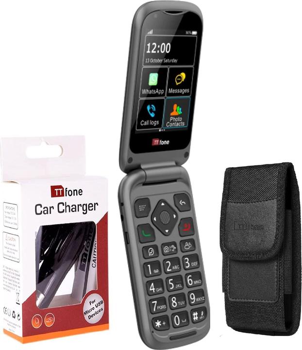 Image du produit TTfone TT970 Whatsapp 4G écran tactile Senior Big Button Flip Handy (2.80", 4G)