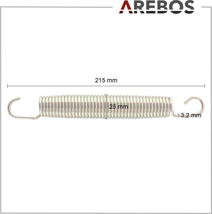 Produktbild Arebos Trampolin Federn 215 mm 24 Stück