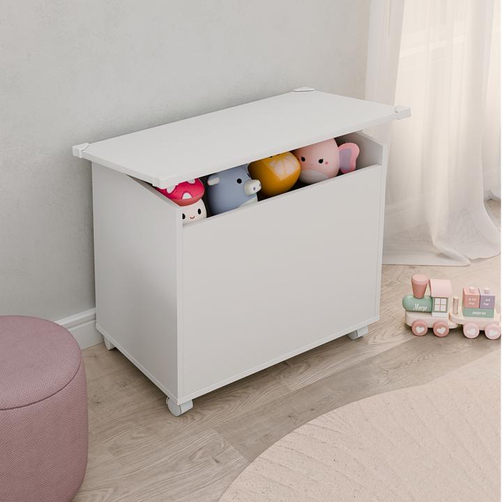 Actual product image VCM Wooden seat chest bench chest Bosula M (68 cm)