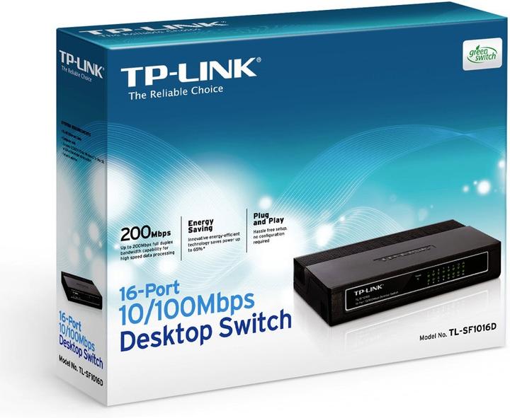Produktbild TP-Link Tl-Sf1016d (16 Ports)