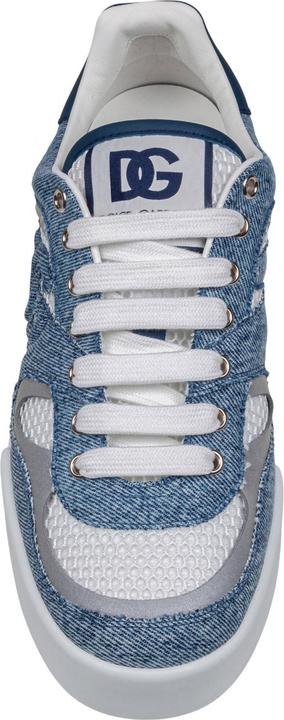 Immagine prodotto Dolce & Gabbana portofino strobel light sneakers in technical mesh denime white and jeans (42)