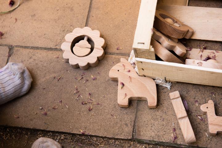 Image du produit Childhome Childwood Hochet en bois fait main DADA