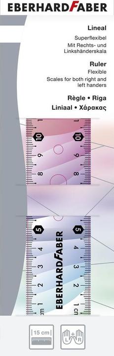 Magni EBERHARD FABER Lineal Flexibel rainbow 15cm (15 cm)