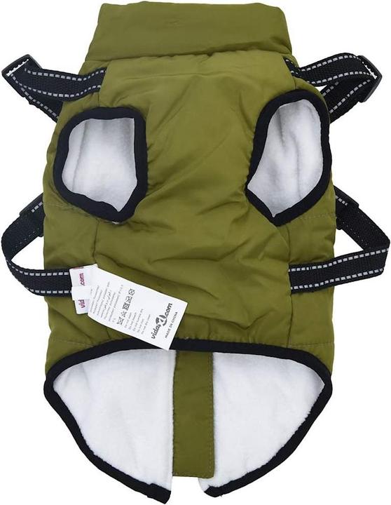 Immagine prodotto VidaXL Cappotto per cani con pettorina Impermeabile Riflettente (32, Cappotto per cani)