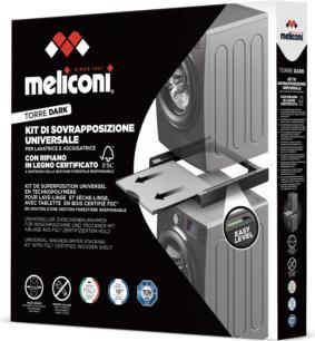 Immagine prodotto Meliconi Torre Dark accessorio e componente per lavatrice Kit di sovrapposizione 1 pz