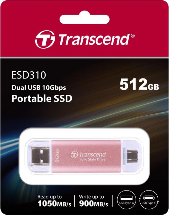 Actual product image Transcend ESD310 (512 GB, USB-C)