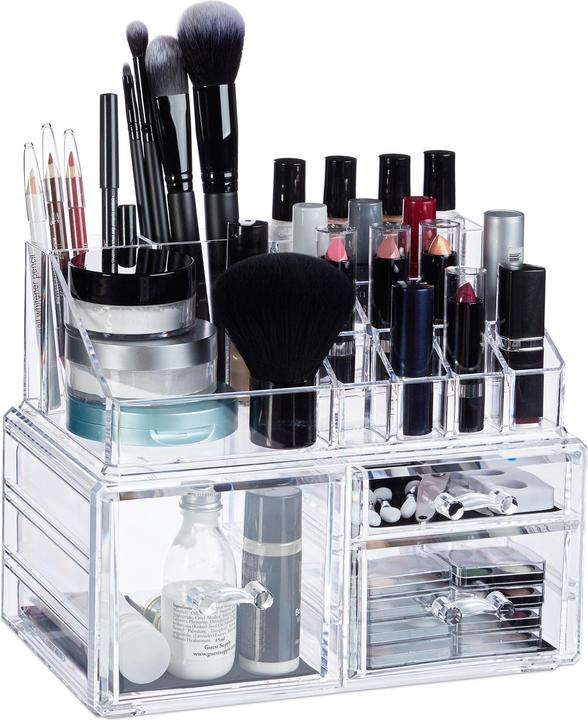 Actual product image Relaxdays Makeup Organiser with 3 Drawers