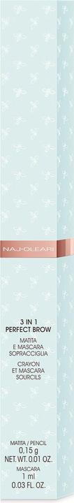 Actual product image Naj Oleari 3in1 Perfect Brow 01 blonde 0.15g + 1ml (Blonde)