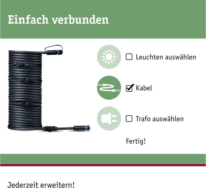 Actual product image Paulmann Plug & Shine cable