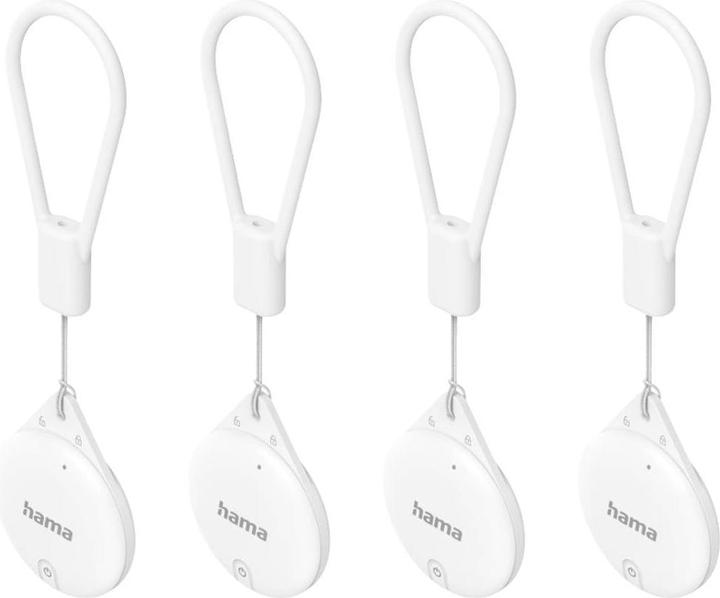 Actual product image Hama 185815 Key finder Bluetooth for Apple White 4 pcs. set (iOS)