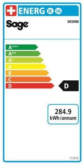 Energie-Label Sage Oracle Touch