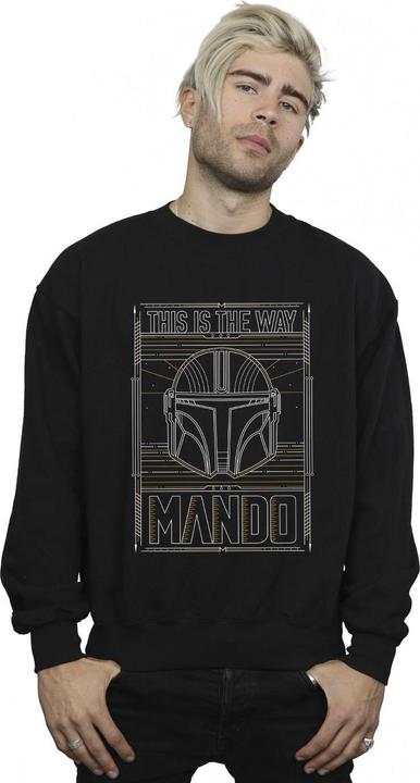 Image du produit Star Wars - Sweat THE MANDALORIAN THE WAY OUTLINE HELM - Homme (XL)