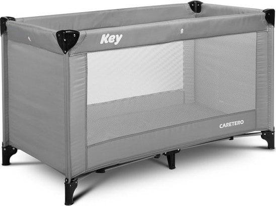 Caretero łóżeczko Turystyczne Key Grey