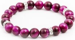 Beneto Beaded bracelet made of purple tiger eye MINK92 / 17